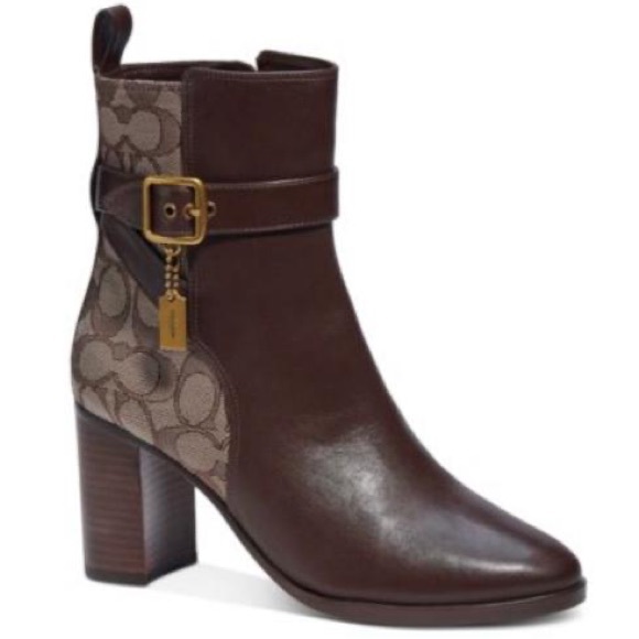 Coach Women’s Olivia Jacquard Bootie Size 5.5 - Picture 3 of 15